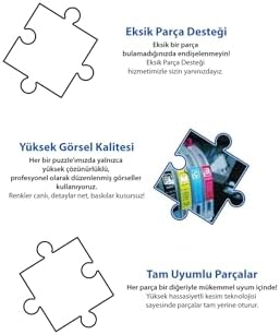 Sahildeki Araba 1000 Parça 2,2mm Kalınlık 48x68cm Profesyonel Hobi Puzzle Yapboz Serisi