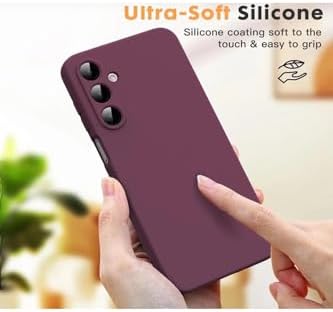 - Galaxy S25 FE ile uyumlu Kılıf Lansman Kamera Korumalı içi Kadife Yumuşak Renkli Silikon Mat Süet Kapak - Görsel 3