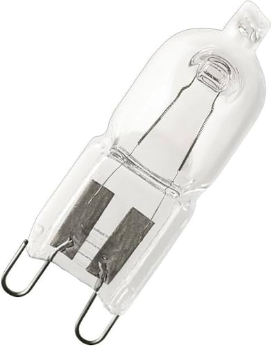 Halopin G9 40W Fırın Ampulü, 260 lm, 300°C Isıya Dayanıklı Halojen Lamba, Şeffaf