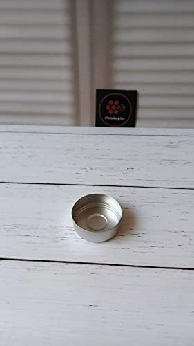 (200 Adet) Boş Alüminyum Tealight Mum Kabı Kabı Standart Boş Kase