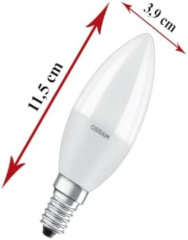 LED Mum Ampul E14, 7,5W ile 60W Aydınlatma, 806 Lümen, 4000K Günışığı, 11,5 cm, 3 Adet