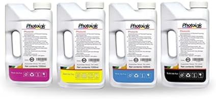 Alternative view of Photoink 1000 Ml  Uyumlu ,  Yazıcılar Için Uyumlu 4 Renk 1000 Ml Mürekkep Seti ( Akıllı Mürekkep)