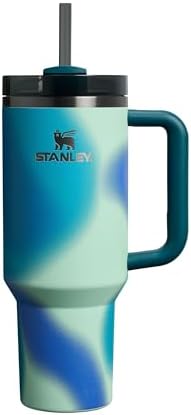Pipetli Termos Bardak, 1.18 Litre, Turkuaz Desenli (Coastal Teal) - Görsel 3