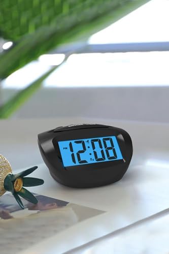 Dijital Alarmlı Saat Masa Saati thr353 - Görsel 3
