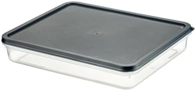 4 Adet Buzdolabı ve Derin Dondurucu Saklama Kabı Seti, Fresh Box, Dolap Düzenleyici ve Buz Dolabı Organizeri, BPA İçermeyen PP Plastik,Gıdaları Taze Tutma,Mutfak Düzenleyici (Gri)