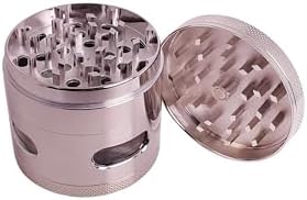 Pencereli 63 mm. Silver Tütün Baharat Herbal Öğütücüsü Parçalayıcı pt94slv