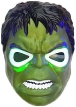 Alternative view of Avangers Pilli Işıklı Hulk Maskesi 4-12 Yaş Yüksek Kalite Yeşil Dev, Çok Renkli