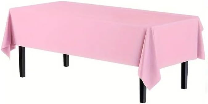 Plastik Kullan At Masa Örtüsü Pembe 137 * 270 cm