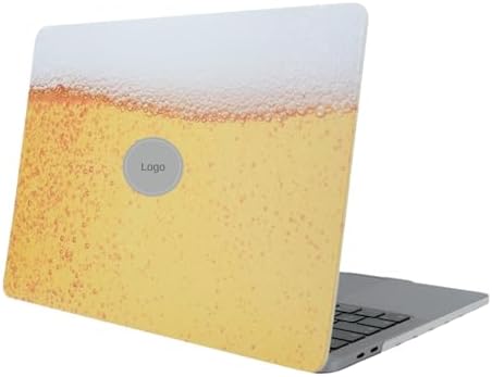 MacBook Kılıf Air 13 inç uyumlu sert hardcase TPU koruyucu ince hafif laptop kapak Fizzy desenli kabarcıklı görünüm lazer baskılı darbe emici çizilme karşıtı 2010 2017 A1369 A1466 Sarı - Görsel 3