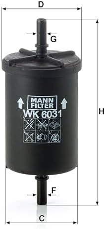 Yakıt Filtresi WK 6031 (Peugeot-Citroen) - Görsel 3