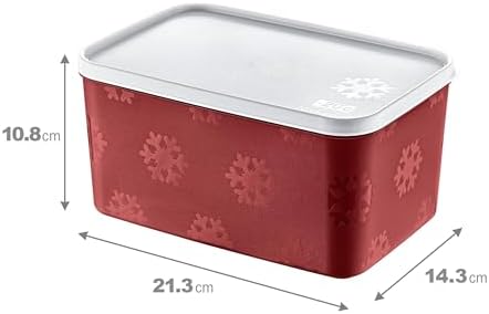 4'Lü Set No Frost Saklama Kabı Carmen 2600 ML - Görsel 3