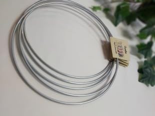 Enludo Metal Makrome Çember 24 Cm 5li Set Galvanizli Kasnak Halka Düş Kapanı endsetcem24