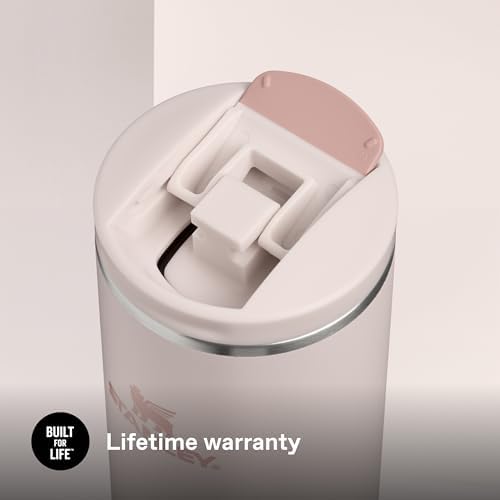 The Transit FlipTop Mug Termos Bardak, 0.60 L, Pembe Kuvars (Rose Quartz)