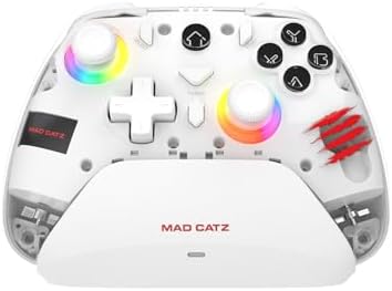 Alternative view of Mad Catz C.A.T. 17 Hall Effect Bluetooth Gaming Controller – Ayarlanabilir Tetik Hassasiyeti, 20 Saat Pil, Şarj Dock, Makro Destekli – PC, Switch, iOS, Android Uyumlu
