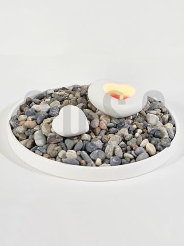 Doğal Nazilli Dere Çakıl Taşı, Tamburlanmış Dekoratif Taş, 1-2 cm, 3 Kg, Saksı Dibi, Akvaryum ve Bahçe Düzenleme için - Görsel 2