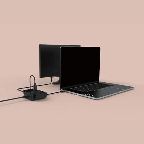 Alternative view of 5-in-1 USB-C Hub ve Çoklayıcı | Ethernet, HDMI ve 60W PD | MacBook ve USB-C Laptoplar için Profesyonel Hub Siyah