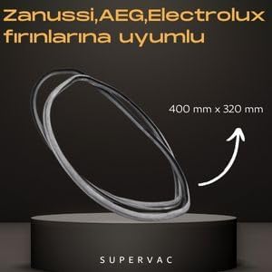 Fırın Kapak Contası - Zanussi - Aeg - Electrolux - Zanussi Fırınlar İle Uyumlu, 440 mm x 320 mm, Orijinal Kod 3577343019-3577352010, Fırın Kapak Lastiği