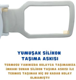 Fenerbahçe 650ml Lisanslı Çift Katlı Paslanmaz Çelik Termos 8 Saat Sıcak Soğuk Hediye Kutulu Beyaz