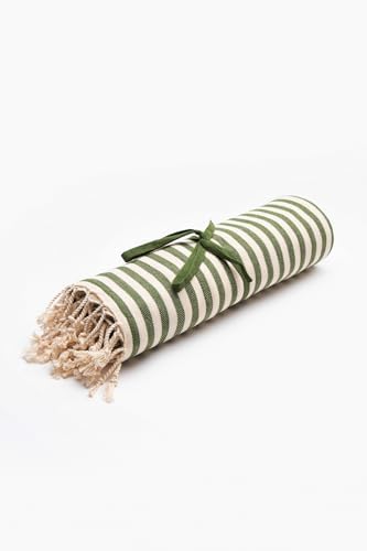 Alternative view of Penti Stripe Double Yüz Havlusu,Haki