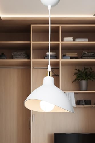 AG LightDesign Beyaz Sarkıt Avize Yatak Odası Salon Mutfak Koridor Lamba 22 AGnm44