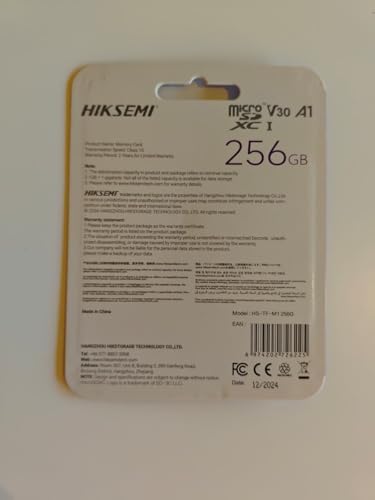HS-TF-M1 256 GB Micro SD