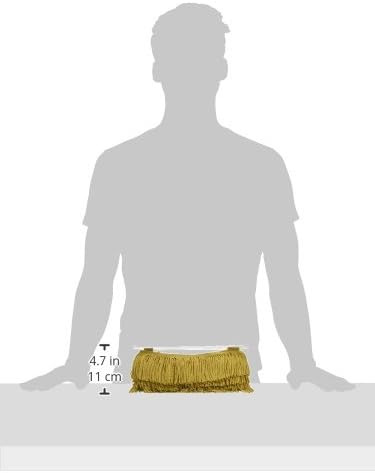 Wrights 186 8811-1042 Külçe Saçak, 3 İnç x 9 Yard, Antik - Görsel 3