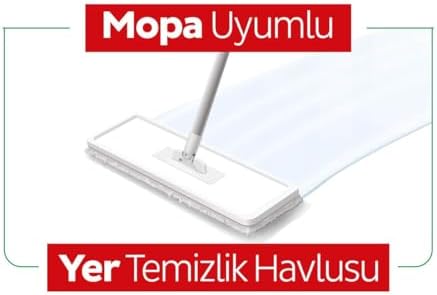 Easy Clean Beyaz Sabun Katkılı Mopa Uyumlu Yer Temizlik Havlusu&Mendili 50 Yaprak - Görsel 2