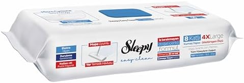 Easy Clean Çamaşır Suyu Katkılı Mopa Uyumlu Yer Temizlik Havlusu&Mendili 3x50 (150 Yaprak) - Görsel 2