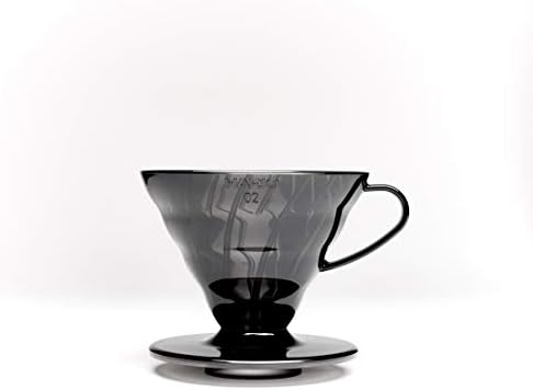 Alternative view of Hario V60 02 Plastik Dripper ve 40’lı Filtre Kağıdı Seti, Siyah Şeffaf