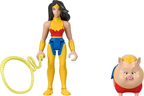Imaginext DC League of Super Pets Kahramanlar ve Hayvanlar Wonder Woman & Pb