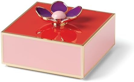 Kate Spade New York Make It Pop Çiçekli Kutu, 0,4 kg, Kırmızı/Pembe