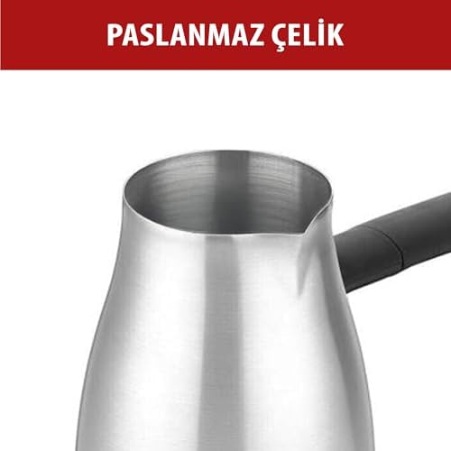 SCM-2967 İnox Elektrikli Cezve – 6 Fincan Kapasiteli, Paslanmaz Gövdeli Türk Kahve Makinesi