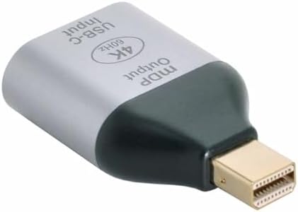 USB-C to Mini DisplayPort Adaptör 4K 60Hz Görüntü Aktarıcı Type-C to mDP Dönüştürücü Laptop Tablet Harici Monitör TV Projektör Bağlantı Aparatı Yüksek Çözünürlük Stabil Görüntü | ZR1219