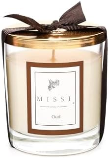 Missi Kapaklı Oud Kokulu Vegan Mum 140 gr - Görsel 3