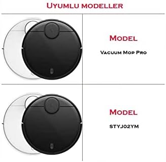 ,  Pro ile Uyumlu 2li Beyaz Yan Fırça, Xiaomi  Stytj02ym Viomi V2 Viomi V2 Pro Viomi V3 Viomi Se ile Uyumlu 2 adet Beyaz Yan Fırça