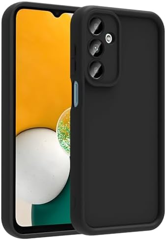 Galaxy A56 ile uyumlu Kılıf Parlak Tek Renkli Yüzey Dayanıklı Malzeme & Tam Koruma Redolent Kılıf Ergonomik Kavrama Kolay Erişim Kapak Siyah - Görsel 3