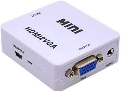 4314 HDMI To Vga Çevirici Adaptör Monitör Tv Dönüştürücü