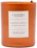 Casandra Oriental Express Soya Mum – Amber, Vanilya & Yasemin Kokulu Dekoratif Aromaterapi Mum - Görsel 3
