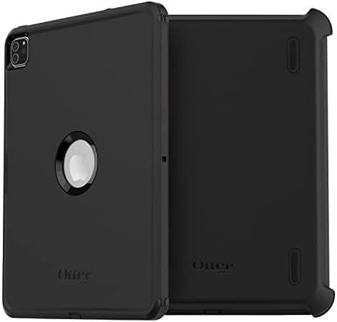 iPad Pro 12.9" (3. nesil 2018/4. nesil 2020/ 5. nesil 2021/6. nesil 2022) Defender Kılıf, Entegre Ekran Koruyuculu Ultra Sağlam Kılıf, Askeri Standartlara Göre 2 Kez Test Edilmiştir, Siyah - Görsel 3