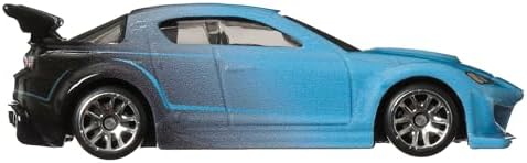 Alternative view of Mazda RX-8 araba - Fast and Frious kadınlar - model döküm ölçeği 1:64 - uzunluk 7 cm, HRW37, siyah gök mavisi
