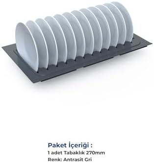 Alternative view of tify Çekmece Içi Tabaklık 27cmx48Cm, Antresit (3cm En Ve 6 Cm Boydan Kesilebilir)