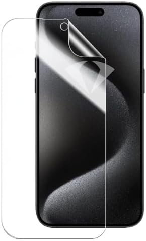iPhone 13/14/13 Pro/16E/17E Kırılmaz Garantili Ekran Koruyucu, Anti-Statik Toz Engelleyici, Flex Darbe Emici Ekran Filmi, Kılıf Dostu, Kristal Netlik - Kırılmaz Film - Görsel 3