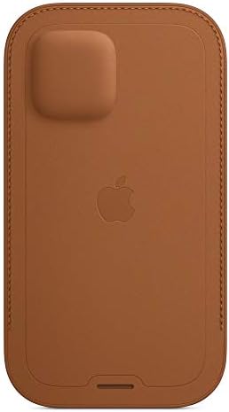 Apple iPhone 12 | 12 Pro için MagSafe özellikli Deri Zarf Kılıf - Klasik Kahve