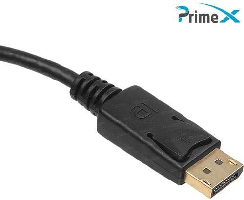 PX-1325 DisplayPort to HDMI Dönüştürücü, DP Erkek to Hdmi Dişi Görüntü Çevirici Adaptör, DisplayPort Bilgisayardan HDMI Monitör TV Projeksiyon Bağlantı Aparatı, 2560x1600 Destekli Tak Çalıştır - Görsel 2