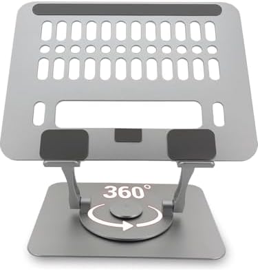 Alternative view of ZR-516 Alüminyum Taşınabilir 360 Derece Dönebilir Katlanabilir Laptop Standı