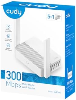 Cudy WR300 300Mbps 2.4GHz Mesh Uyumlu Çok Fonksiyonlu N300 Router ve VPN İstemcisi (WireGuard/L2TP/PPTP)