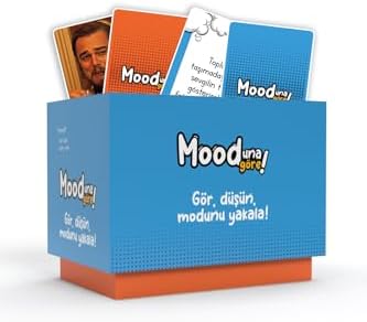 Desmond Mooduna Göre Komik Mood Oyunu, Arkadaş ve Aile İçin Kutu Oyunu, Kart Oyunu, 216 Kart - Görsel 3