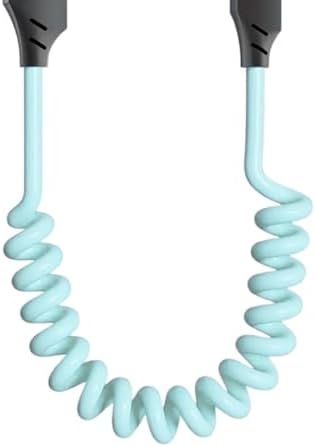 0860 USB Type-C Lightning 4'ü 1 Arada 65W PD Hızlı Şarj Data Kablosu 1.5m Spiral Çevirici Akıllı Hibrit Bağlantı (4-in-1)