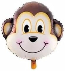 Aslan Kafa Folyo Balon, maymun