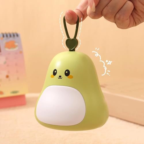 Avokado Tasarımlı Gece Lambası – 3 Kademeli Işık Ayarı, RGB Atmosfer Modu, USB Şarjlı, Taşınabilir Silikon Bebek Uyku Işığı, Yumuşak Gece Aydınlatması, Bebek–Çocuk Odası İçin (Açık Yeşil) - Görsel 3